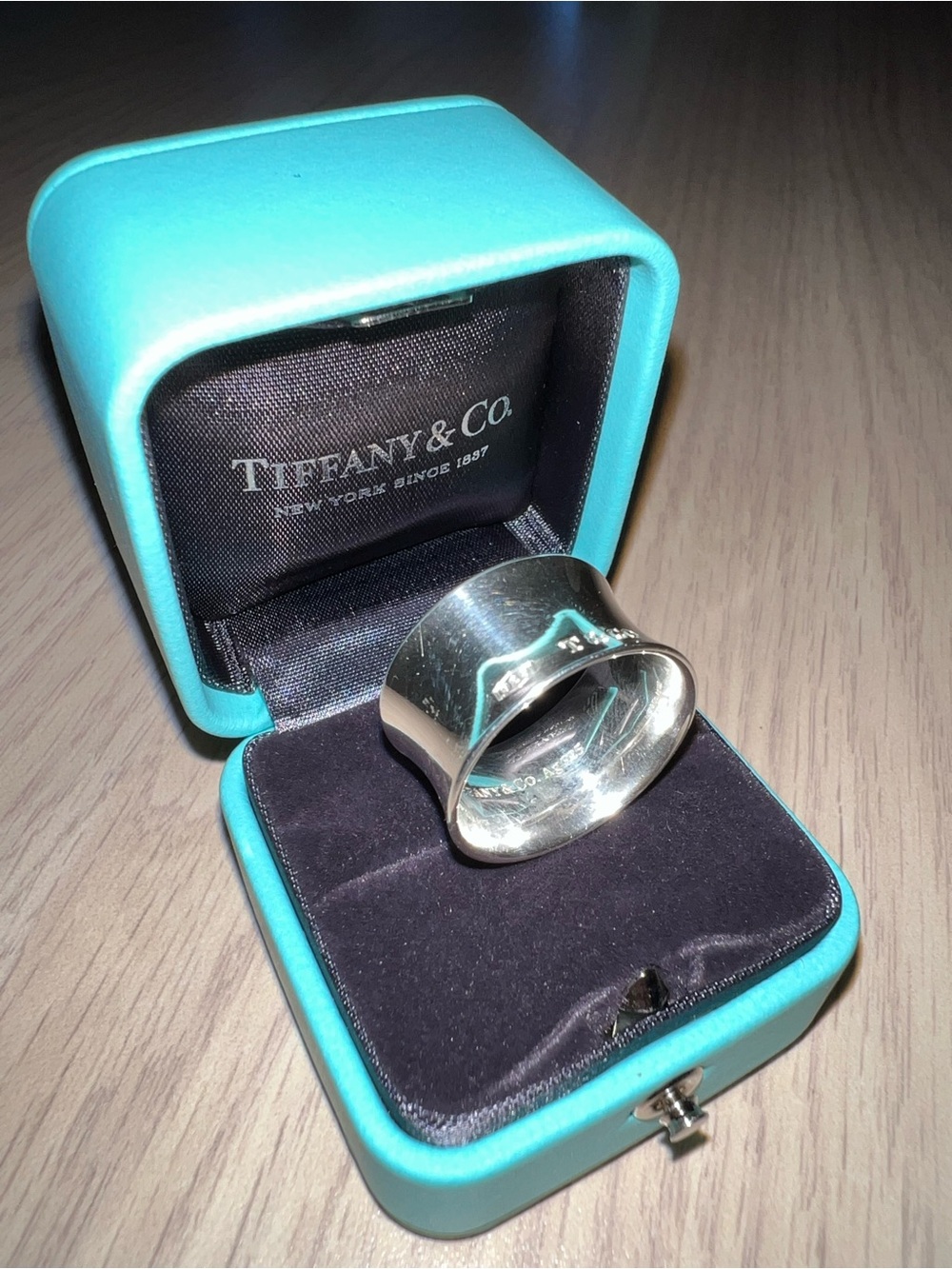 Tiffany & Co 1837 Wide Ring Sz. 8 - Picture 6 of 8